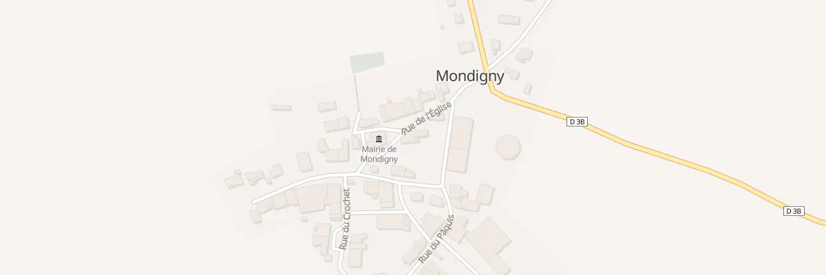 Plan du 1 Rue de l’Eglise à Mondigny