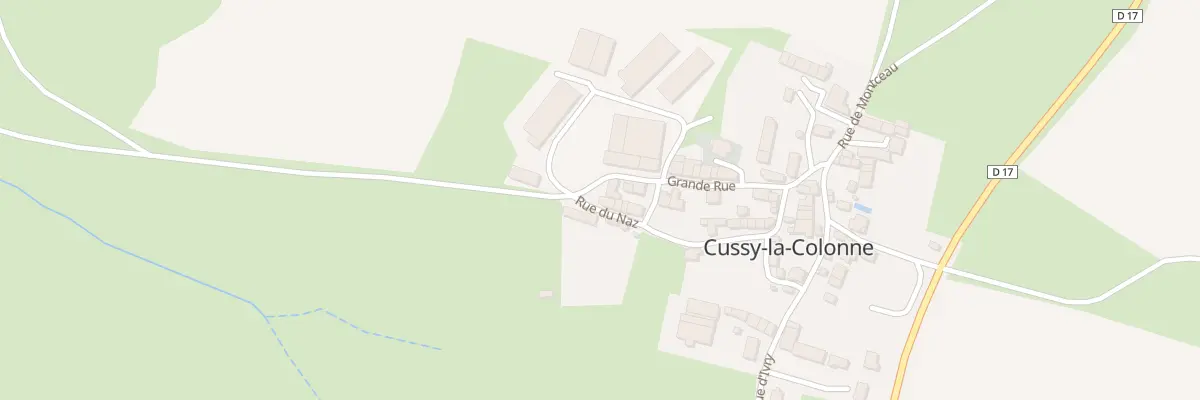 Plan du 5002 Le Village à Cussy-la-Colonne