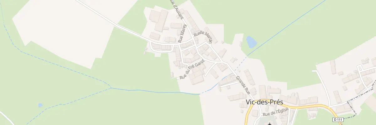 Plan du 2 Rle du Pré Garot à Vic-des-Prés
