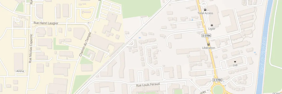 Plan du 25 Rue Pierre Emile Laval à Arles