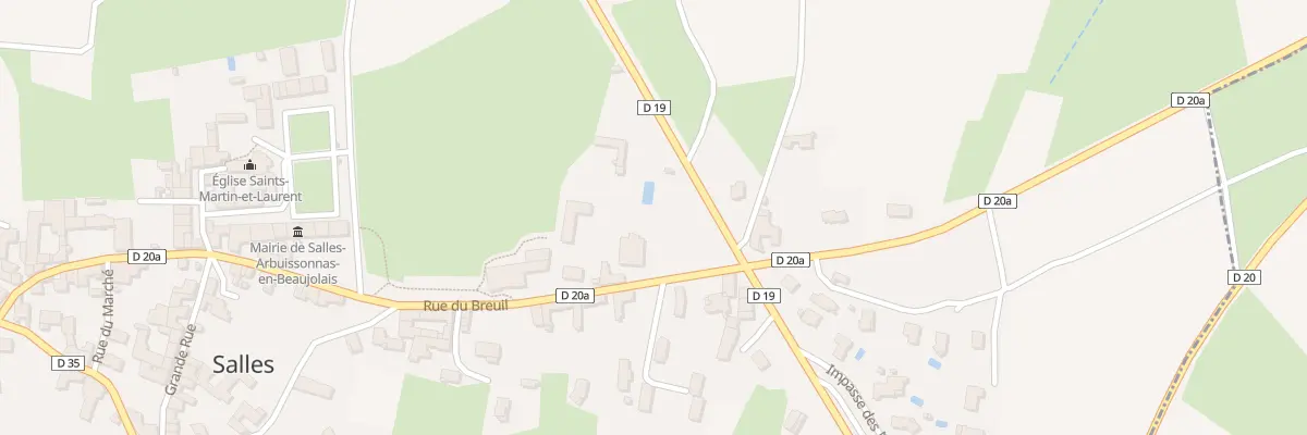Plan du 72 Rue du Breuil à Salles-Arbuissonnas-en-Beaujolais