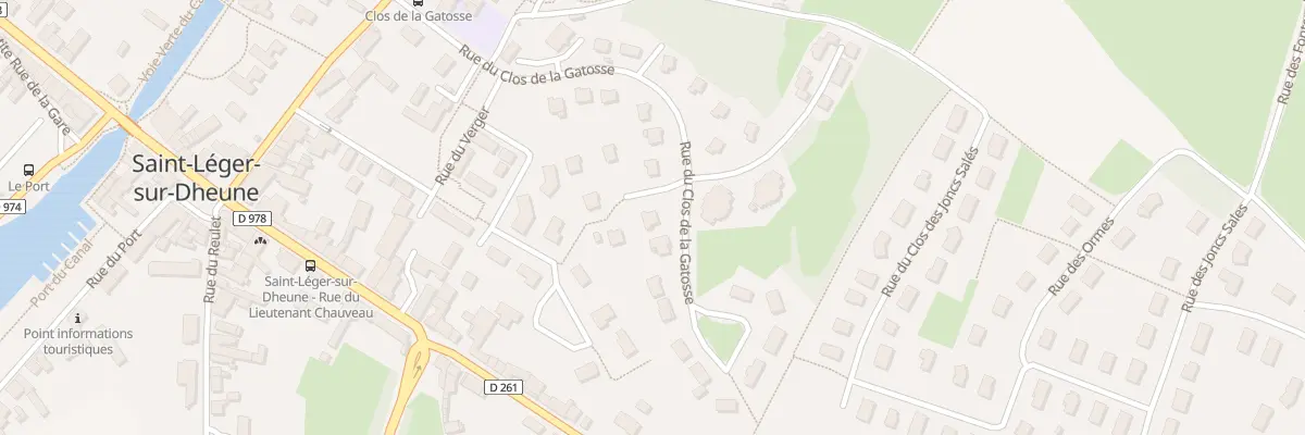 Plan du 34 Rue du Clos de la Gatosse à Saint-Léger-sur-Dheune