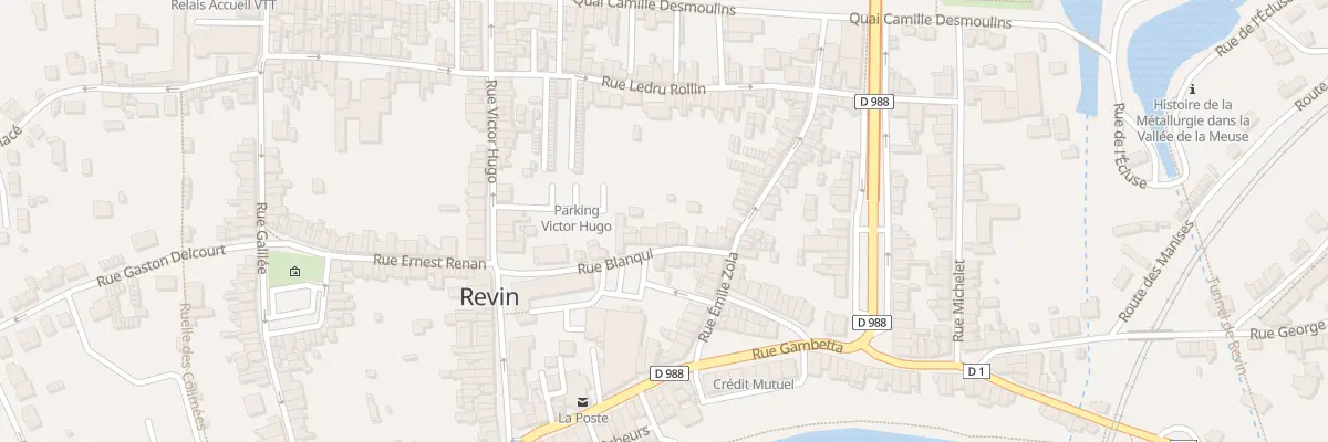 Plan du 25 Rue Blanqui à Revin