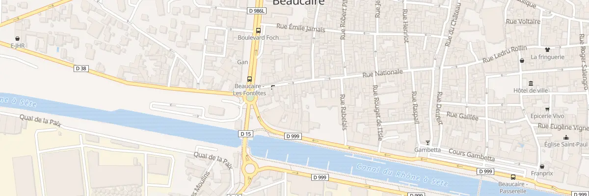 Plan du 16 Rue Nationale à Beaucaire