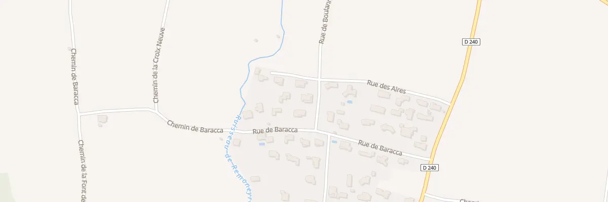 Plan du 21 Rue de Boulanne à Saint-Victor-la-Coste