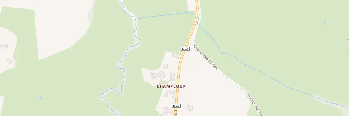 Plan du 302 Rte de Bourgvilain à Sainte-Cécile