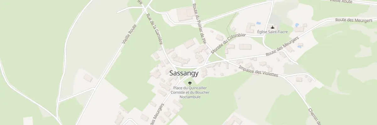 Plan du 5034 Le Bourg à Sassangy