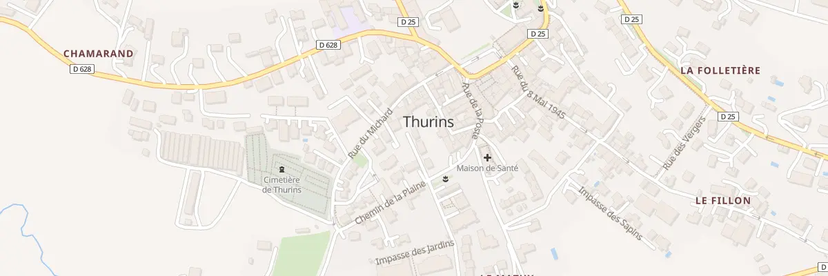 Plan du 9A Che de la Plaine à Thurins