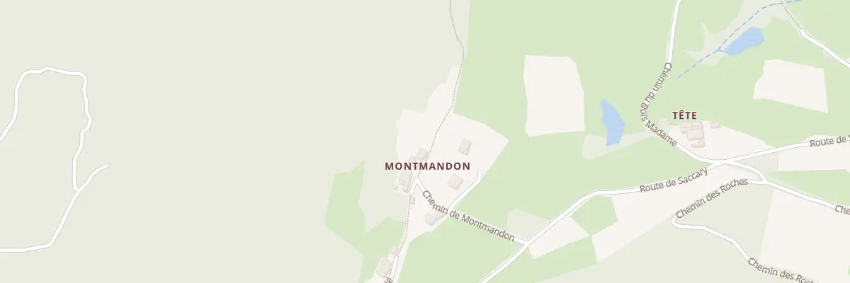 Plan du 5098 Montmandon à Bozas
