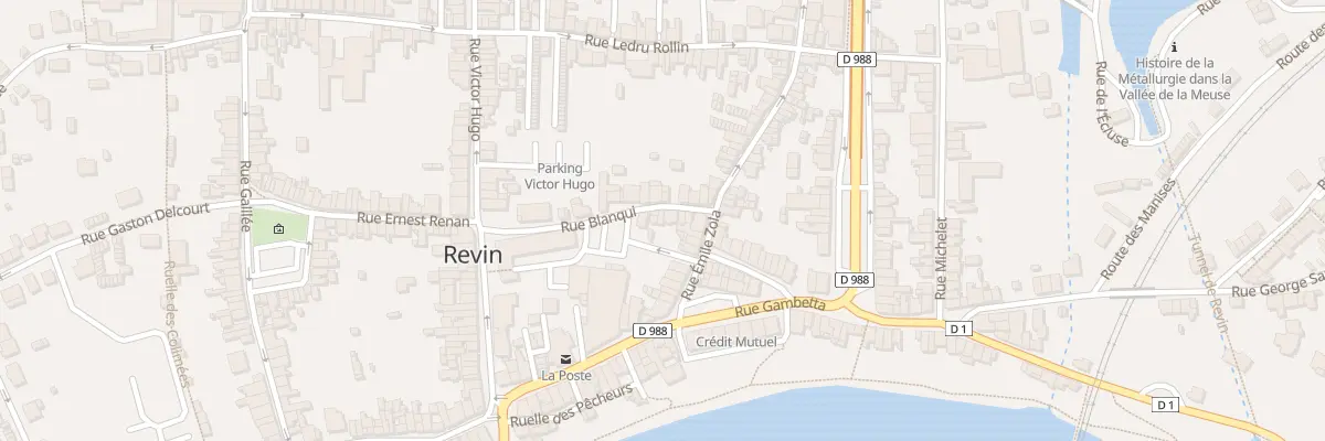 Plan du 18 Rue Blanqui à Revin
