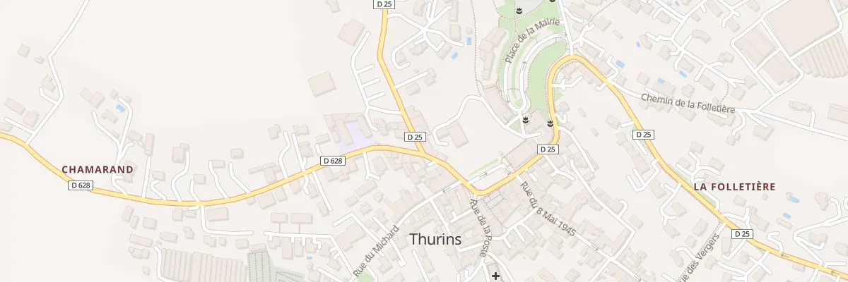 Plan du 1 Rte d’Yzeron à Thurins