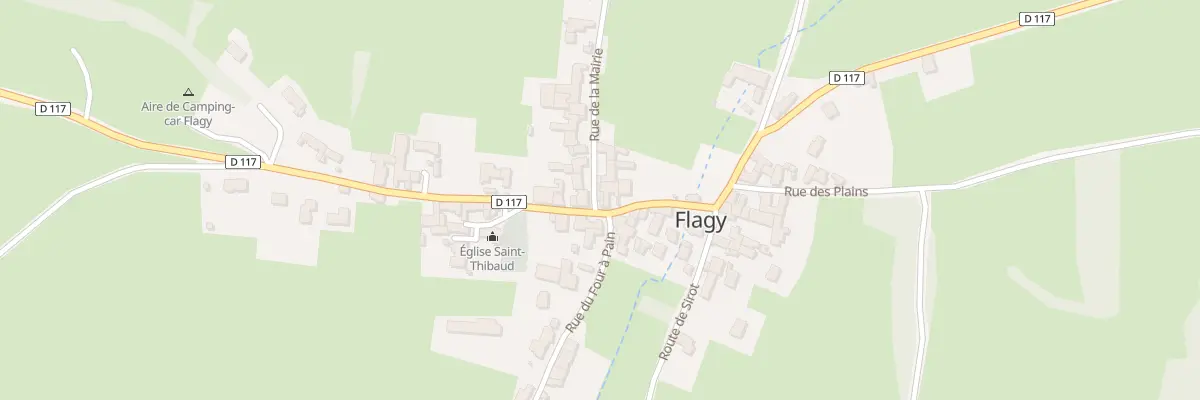 Plan du 5037 Flagy à Flagy