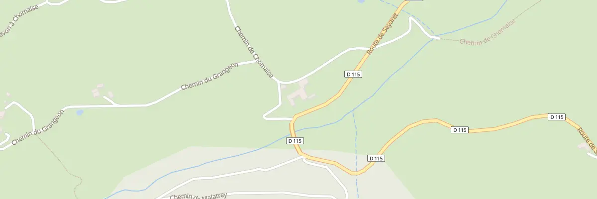 Plan du 135 Che de Chomaise à Préaux