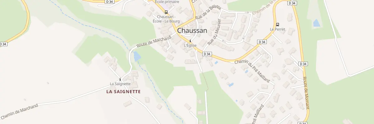 Plan du 28C Che des Ménestrels à Chaussan