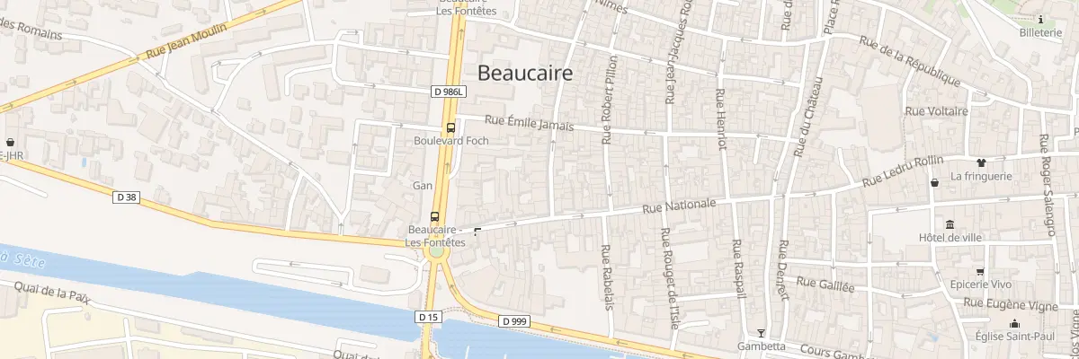 Plan du 5 Rue Marceau à Beaucaire