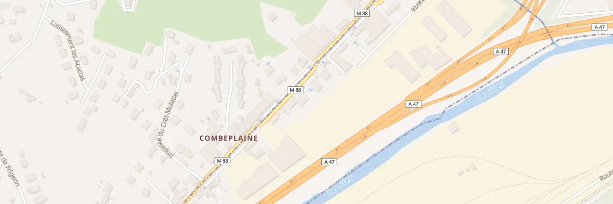 Plan du 44 Rue des Martyrs de la Res à Rive-de-Gier
