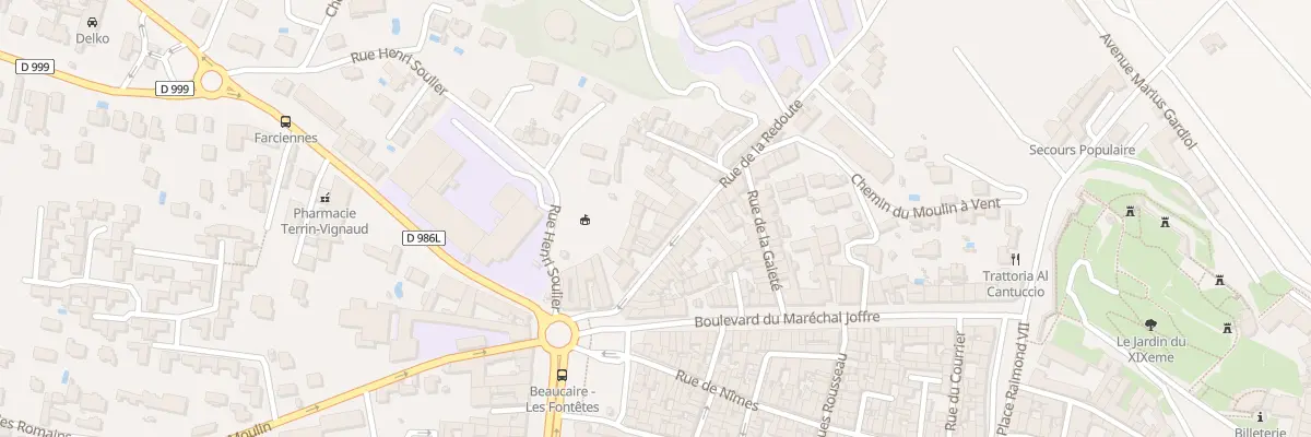 Plan du 7 Rue de la Redoute à Beaucaire