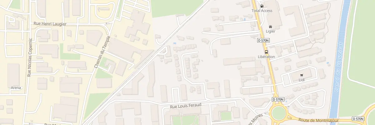 Plan du 20 Rue Pierre Emile Laval à Arles