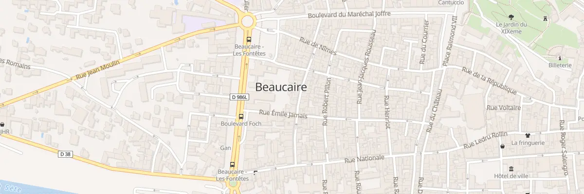 Plan du 17Q Imp des Alouettes à Beaucaire