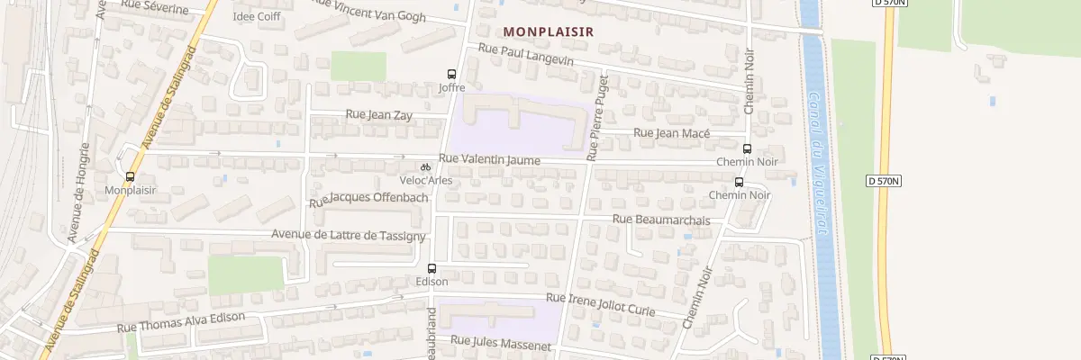 Plan du 46 Rue Valentin Jaume à Arles