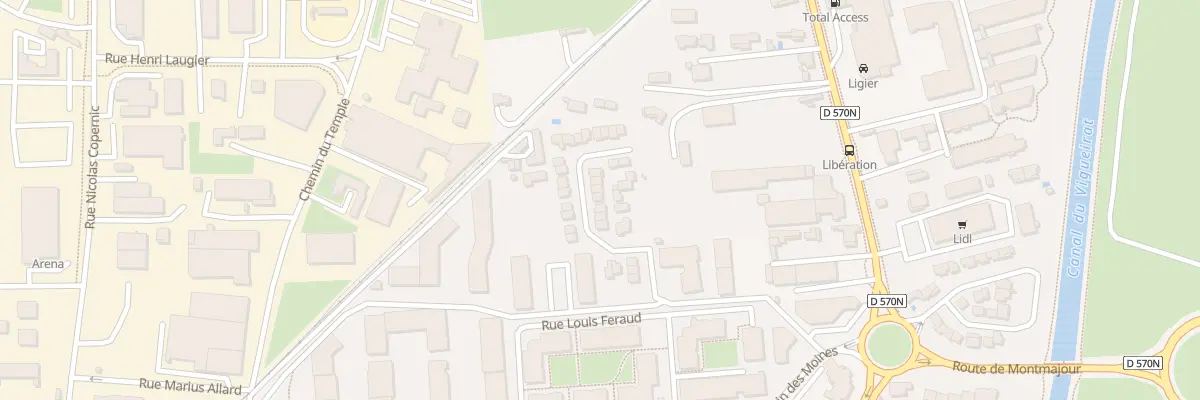 Plan du 16 Rue Pierre Emile Laval à Arles