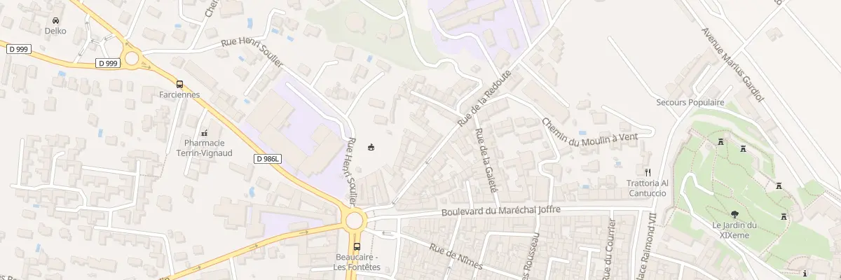 Plan du 9 Rue de la Redoute à Beaucaire