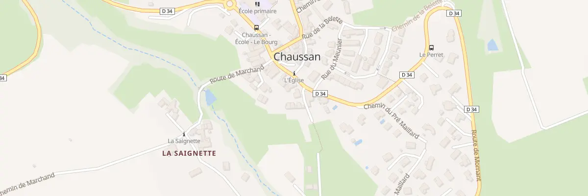 Plan du 18 Che des Ménestrels à Chaussan