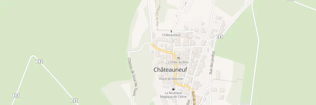 Plan du 5063 Le Village à Châteauneuf