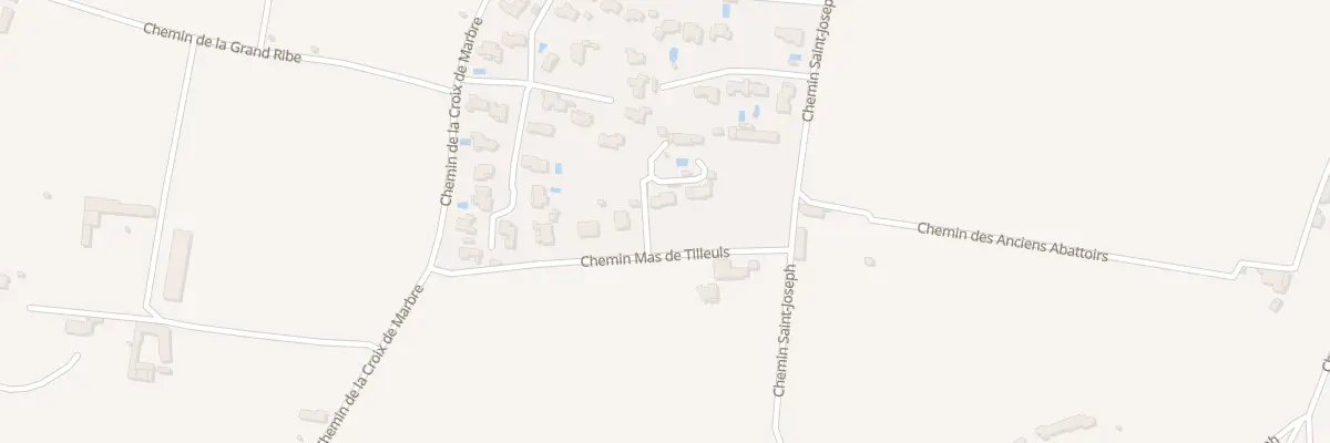 Plan du 185 Che du Mas des Tilleuls à Beaucaire