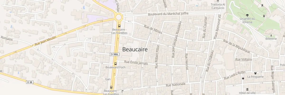 Plan du 29B Rue Marceau à Beaucaire