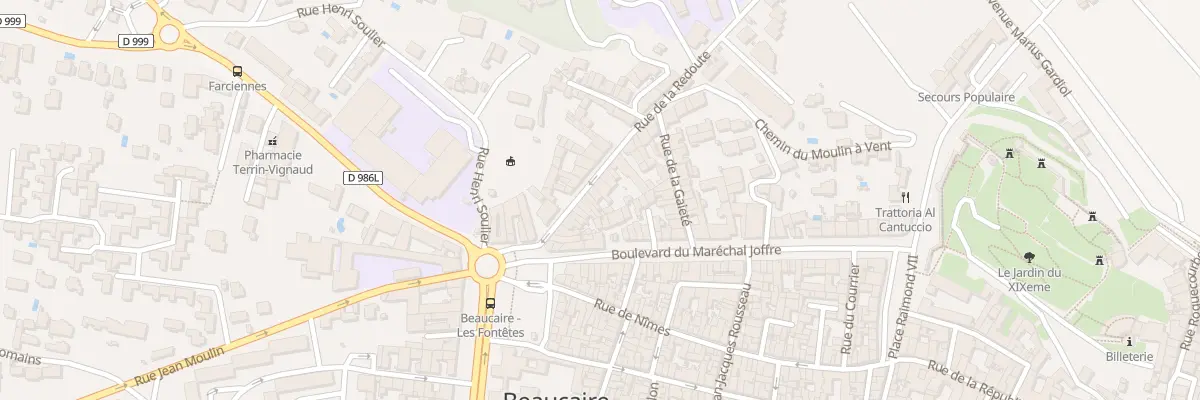 Plan du 16 Rue de la Redoute à Beaucaire