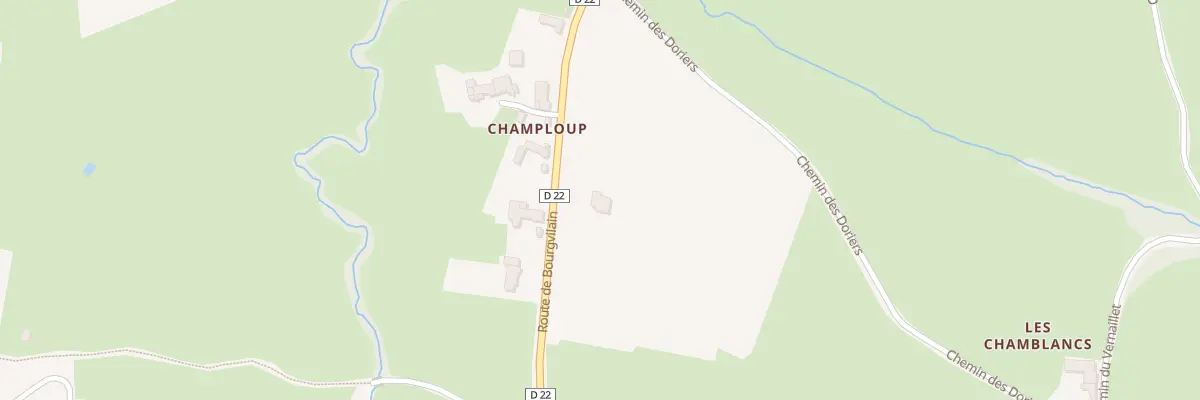 Plan du 445 Rte de Bourgvilain à Sainte-Cécile