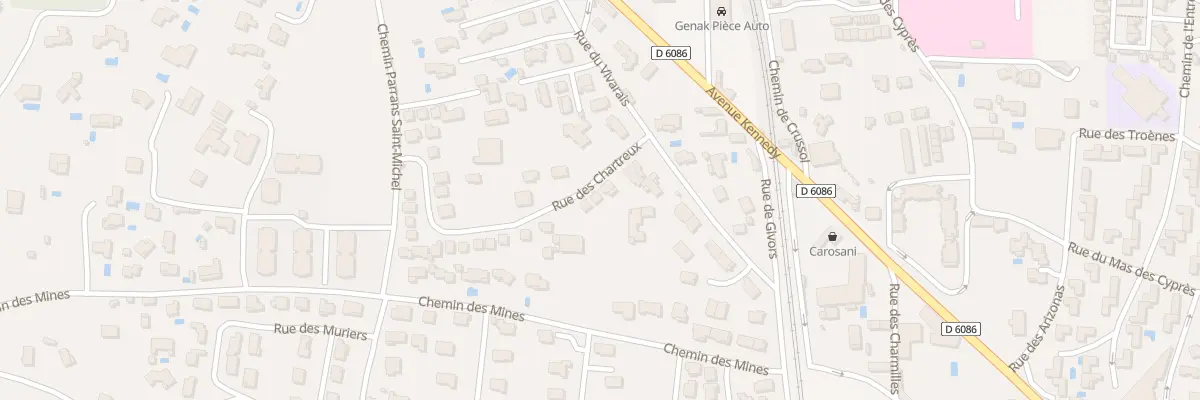 Plan du 63 Rue des Chartreux à Pont-Saint-Esprit