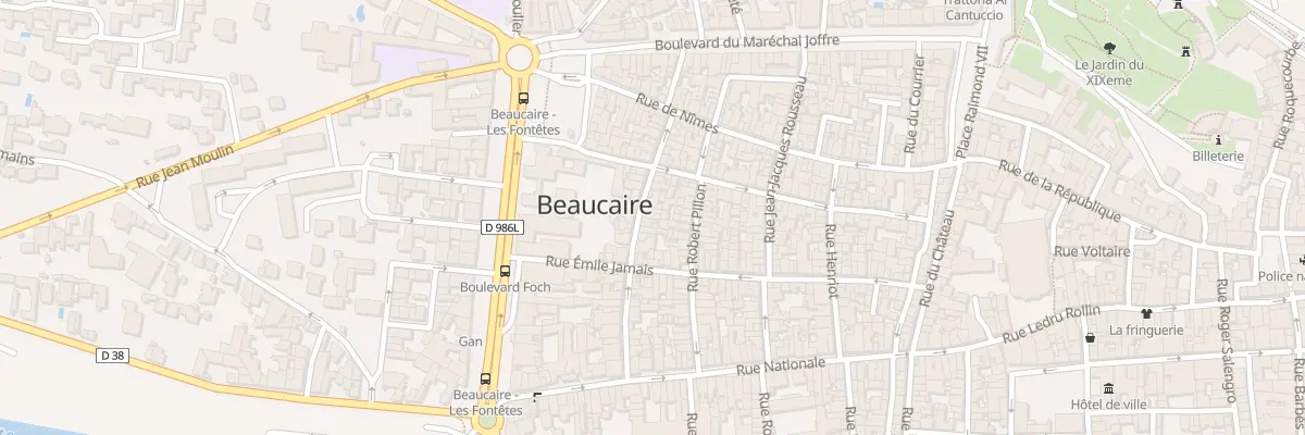Plan du 30 Rue Marceau à Beaucaire