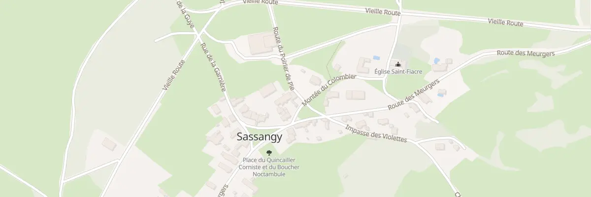 Plan du 5038 Le Bourg à Sassangy