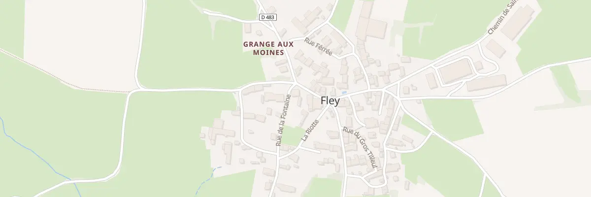 Plan du 1 Rue de la Fontaine à Fley