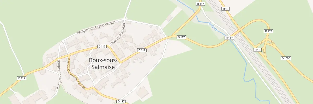 Plan du 20 Grande Rue à Boux-sous-Salmaise