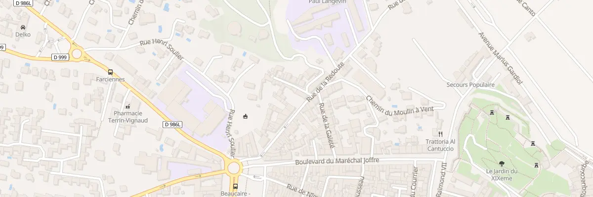 Plan du 11T Rue de la Redoute à Beaucaire