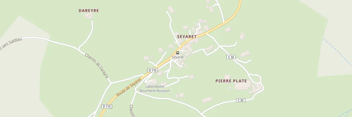 Plan du 3540 Rte de Seyaret à Préaux