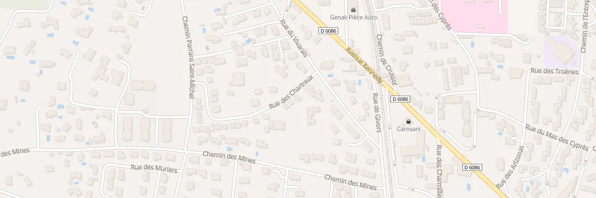 Plan du 51 Rue des Chartreux à Pont-Saint-Esprit