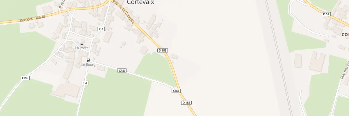 Plan du 5020 Le Bourg à Cortevaix