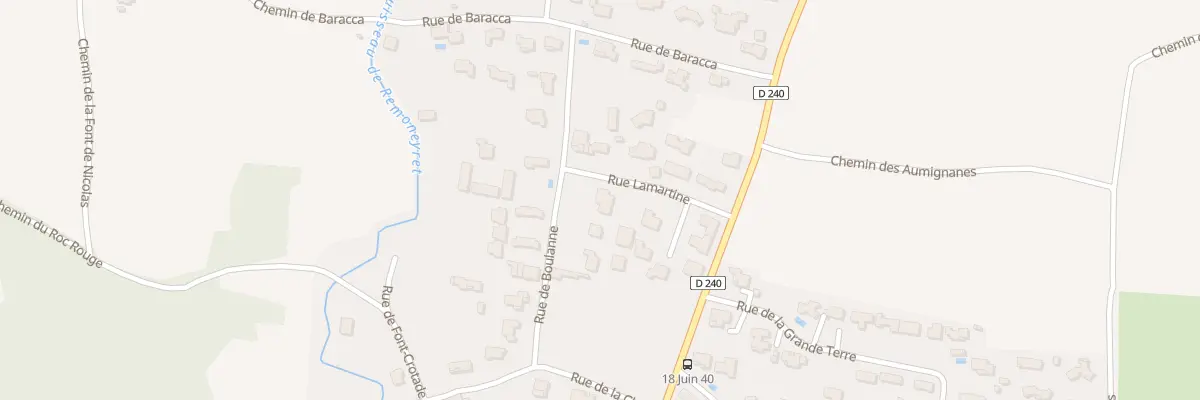 Plan du 4 Rue Lamartine à Saint-Victor-la-Coste