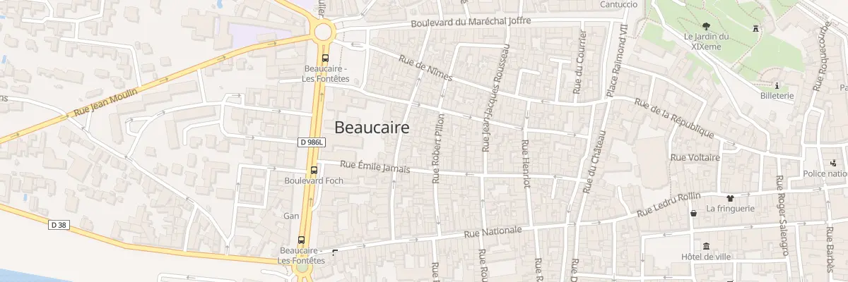 Plan du 35B Rue Robert Pillon à Beaucaire