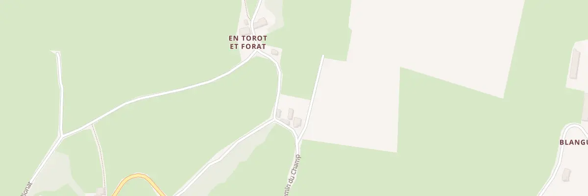 Plan du 250 Champ de Blangue à Lournand