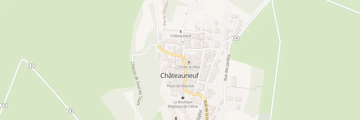 Plan du 5065 Le Village à Châteauneuf