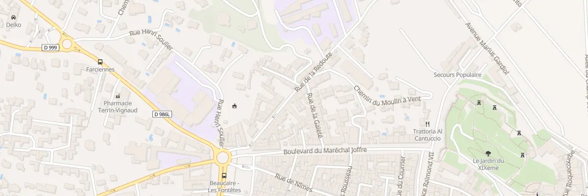 Plan du 22 Rue de la Redoute à Beaucaire