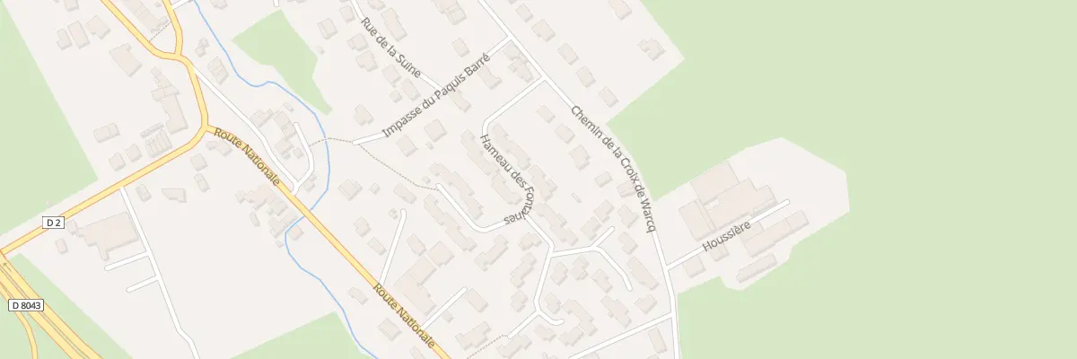 Plan du 4 Rue du Ham des Fontaines à Tournes