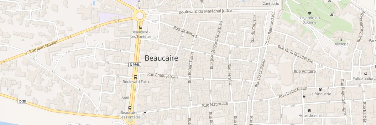 Plan du 39 Rue Robert Pillon à Beaucaire