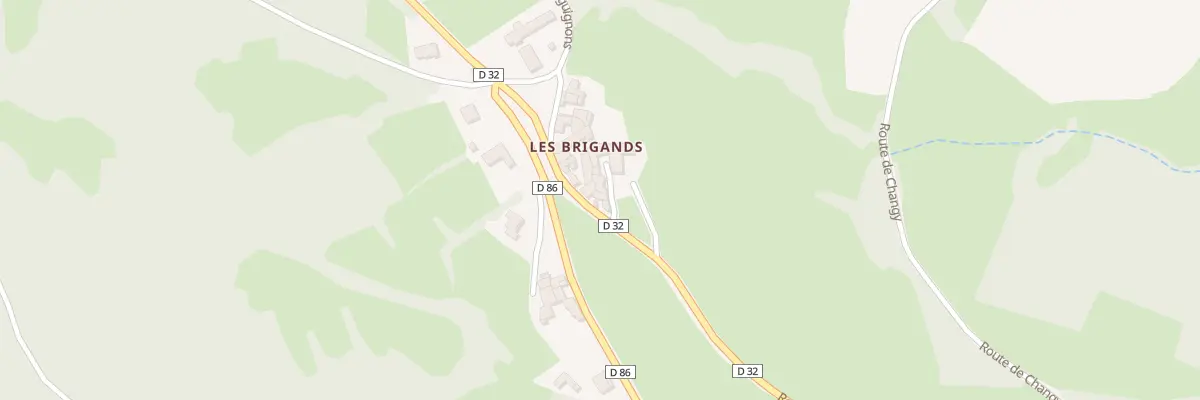 Plan du 5064 Les Brigands à Vauxrenard