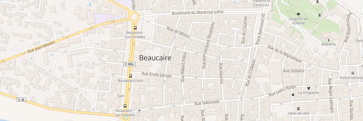 Plan du 41 Rue Robert Pillon à Beaucaire
